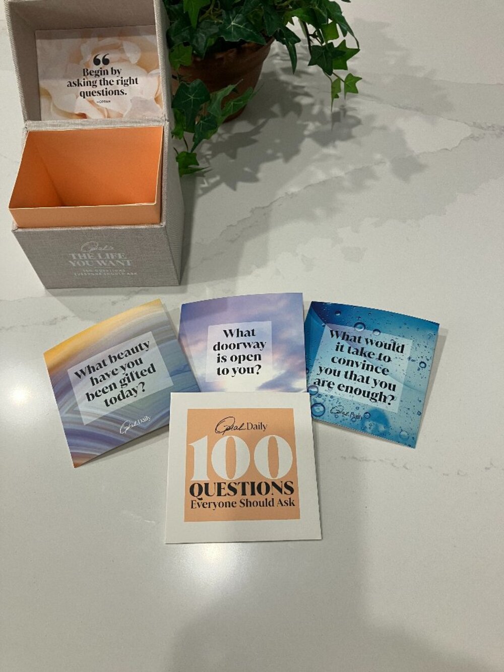 Oprah's "The Life You Want" Card Deck